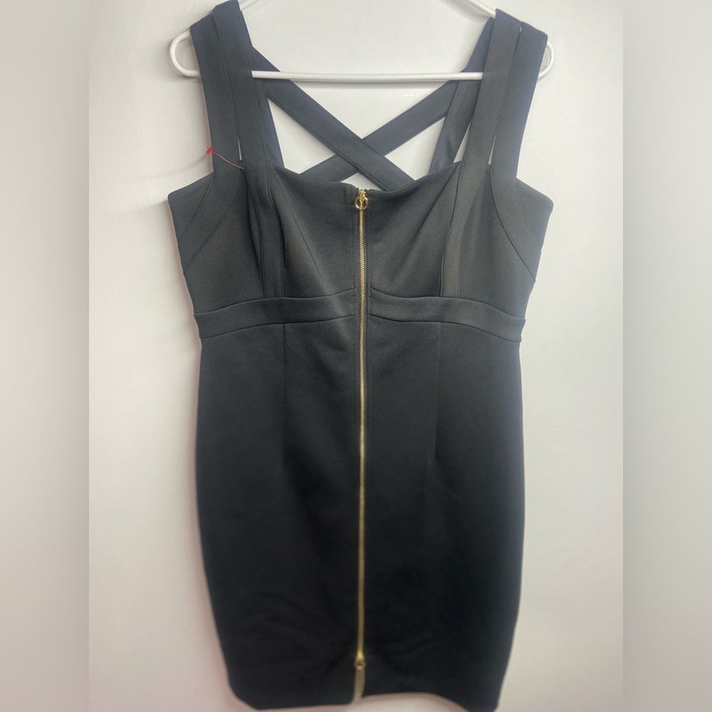 Calvin Klein Black Backless Dress